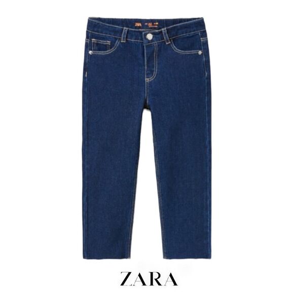 ZARA Kids | Blue | STRAIGHT LEG JEANS - Picture 1 of 4